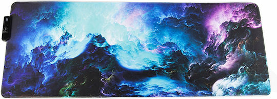 ZK16263QWS8 Gaming Mouse Pad XXL (800mm) με Στήριξη Καρπού και RGB Φωτισμό