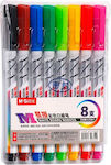 M&G Whiteboard Markers Black 8pcs