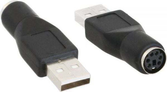 InLine Convertor PS/2 masculin în PS/2 masculin 1buc 33102K
