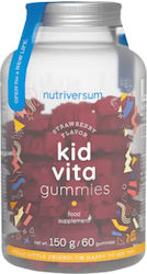 Nutriversum Kid Vita Мултивитамин Ягода 60 желирани бонбони