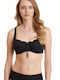 Erka Mare Underwire Bikini Bra with Adjustable Straps black