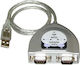Lindy Μετατροπέας USB-A male σε USB-A female 1τμχ (42889)