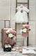 Carousel Rose Baptism Set with Flowers Theme
