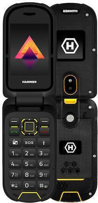 Hammer Bow LTE Dual SIM (48MB/128MB) Mobile Phone with Buttons Black