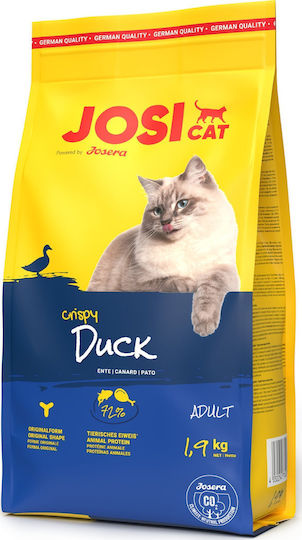 Josera Josicat Crispy Ξηρά Τροφή Γάτας με Πάπια 1.9kg