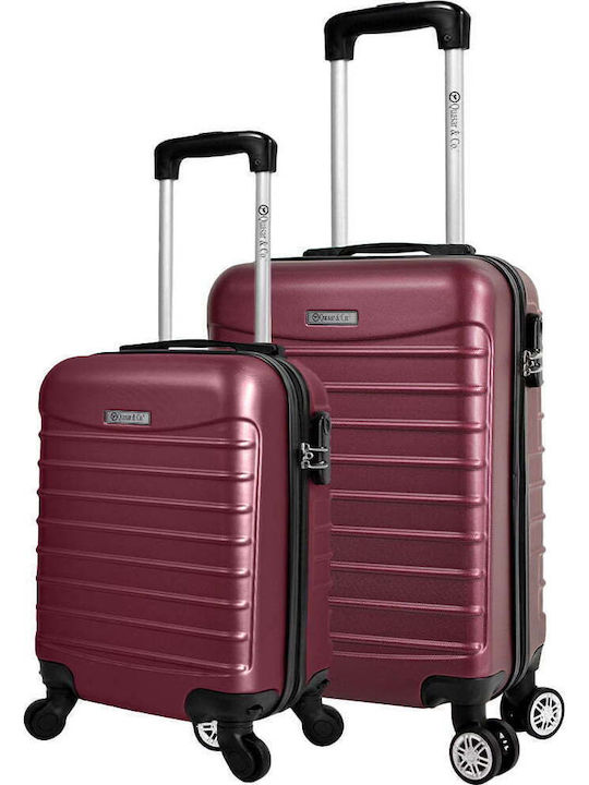 Quasar Line Reisekoffer Hartschalen Burgundy Ma...