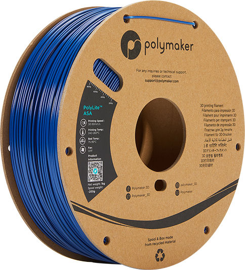 Polymaker ASA 3D Принтер Филамент 1.75мм Син 1кг