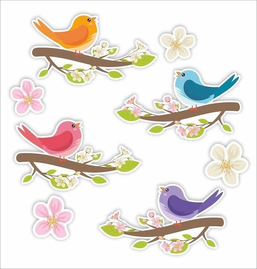 LearnHow Kinder Wandsticker Fenster 8Stück