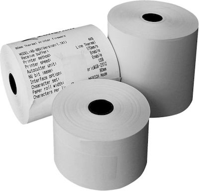 Ρολό Cash Register Paper Tape W57xD50mm