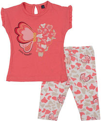 Miniworld Kinderbekleidungsset mit Leggings Koralle 2 Stück Miniworld Kinderbekleidungsset mit Leggings Koralle 2 Stück