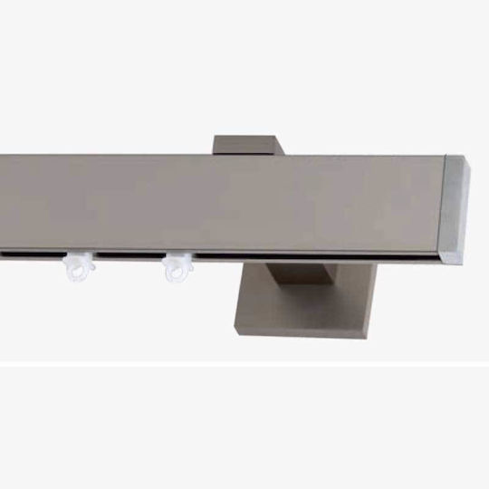 Frans Tapa Inox One-Way Stainless Steel Curtain Track Silver 360cm FR-8855L05_17661