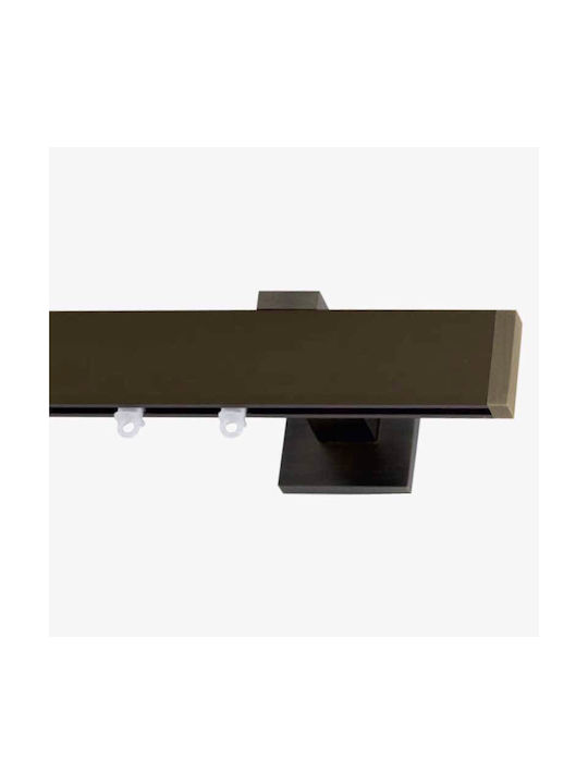 Frans 'super' One-Way Metallic Curtain Track Br...
