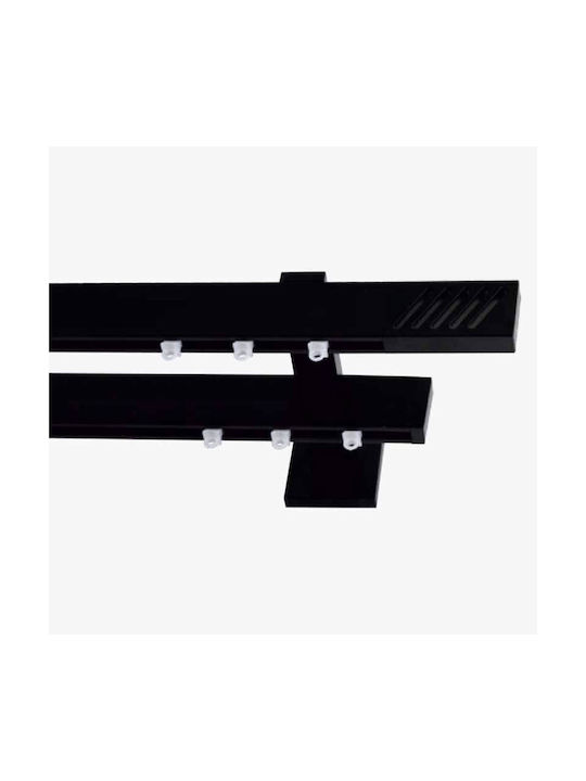 Frans 'super' Two-Way Metallic Curtain Track Bl...