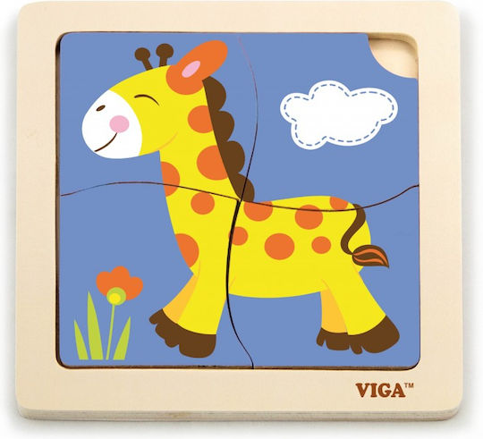 Ξύλινο Παιδικό Puzzle 4pcs Viga Toys