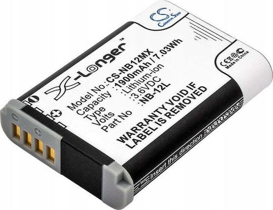 Cameron Sino Μπαταρία Φωτογραφικής Μηχανής /-nb12mx SB7623 1900mAh