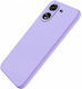 Redmi 13c Back Cover Σιλικόνης Λιλά (Xiaomi Redmi 13C, Poco C65)