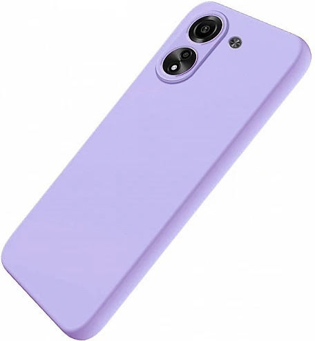 Redmi 13c Back Cover Σιλικόνης Λιλά (Xiaomi Redmi 13C, Poco C65)