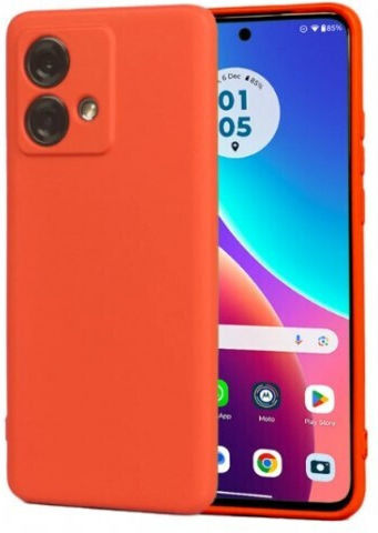 Moto Задна корица Силикон Оранжев (Motorola Moto G54 5G)