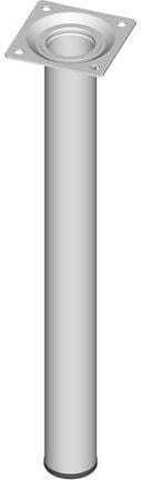 Table Leg Es Round Φ 30mm H500 White 140307.0014 Metal White