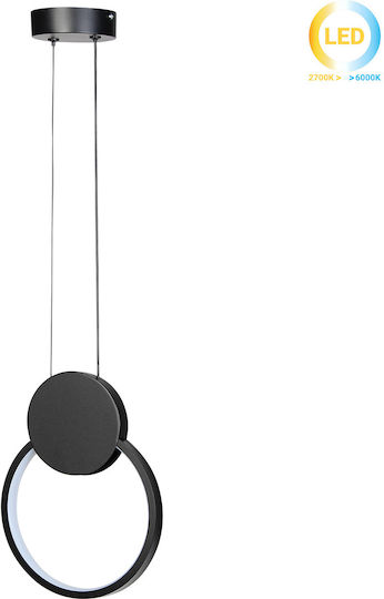 Keskor Pendant Light Black 20x26x26cm