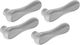 Reer Door Safety Lock made of Silicone in Gray Color 13εκ. 4pcs