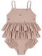 Konges Slojd Kinder Badeanzug Einteilig Cherry Blush
