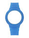 WATX & CO Curea de cauciuc Albastru 43mm
