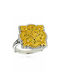 Women's Gold Plated Silver Ring