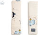 La Millou Car Seat Belt Pad Ecru Friends Velvet Rafaello