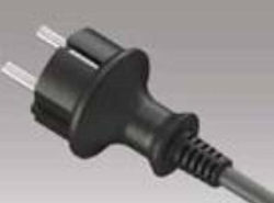 Plastrol Καλώδιο Ρεύματος με Διατομή 3x2.5mm² Μαύρο 1m W-97220