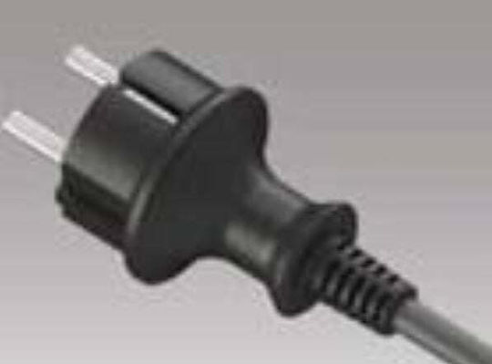 Plastrol Power Cord with Diameter 3x2.5mm² in Black Color 1m 1pcs