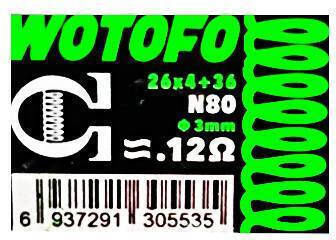 Wotofo Quad Core Fused Wire for D.I.Y. E-Cigarette 10pcs