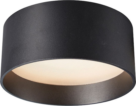 VK Lighting Plafonieră de Tavan Baie 18.5buc Neagră cu LED Integrat