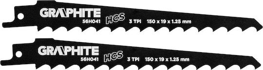 Graphite Jig Saw Blade for Wood 150mm 56H041