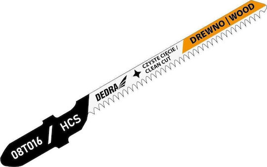 Dedra Jig Saw Blade for Wood 75mm 2pcs 08T016