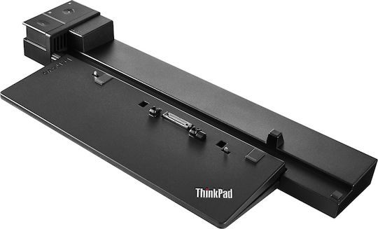 Lenovo ThinkPad Workstation Dock Dock Docking Station με HDMI/DisplayPort 4K Ethernet και σύνδεση 2 Οθονών Μαύρο