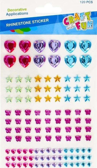 Craft with Fun Διακοσμητικό Στοιχείο για DIY Κατασκευές 120τμχ
