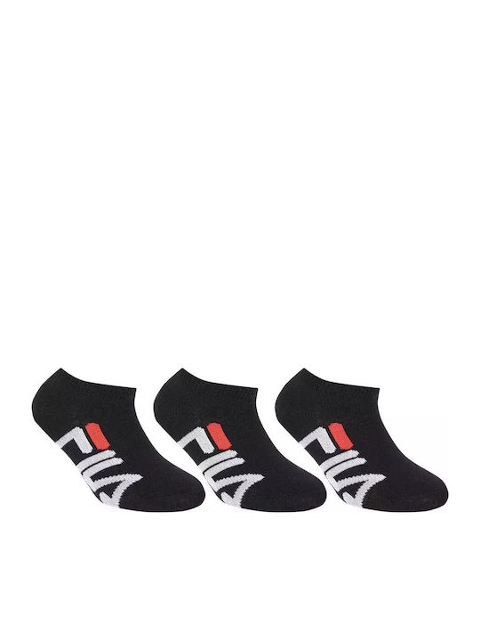 FILA Παιδικά Σοσόνια Invisible Μαύρα