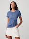 GAP Damen Pullover Baumwolle Blau