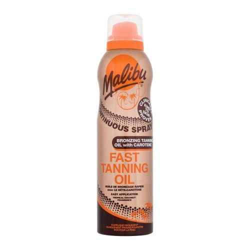 Malibu Continuous Αδιάβροχο Λάδι Μαυρίσματος Σώματος σε Spray 175ml