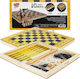 Mega Creative Holz-Spielsteine für Backgammon 7.62cm