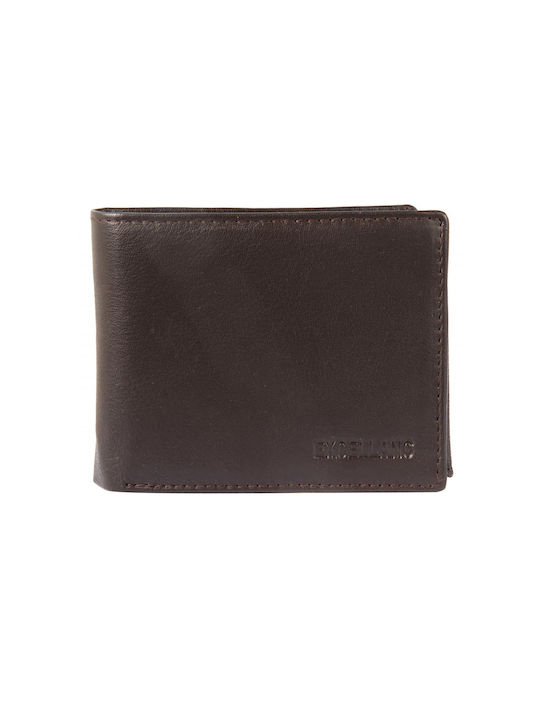 Excellanc Men's Leather Wallet Brown