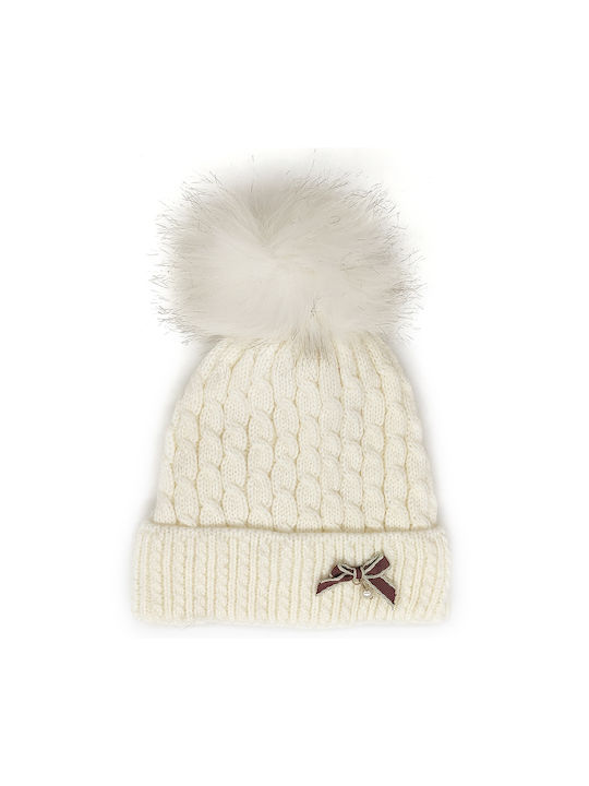 Gift-Me Kids Beanie Knitted White