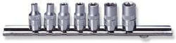 Jonnesway Nüsse Pneumatisch Torx mit Vierkant-Antrieb 1/4" Set 7Stück