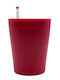 Uncle George Self-watering Pot Plastic 14.5x14.5x18cm.