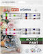 Easy Tempera de Pictură Multicolor 12ml 1buc