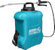 Dedra Backpack Sprayer 18V with Battery 2Ah with Capacity 16lt 5bar in Light Blue color