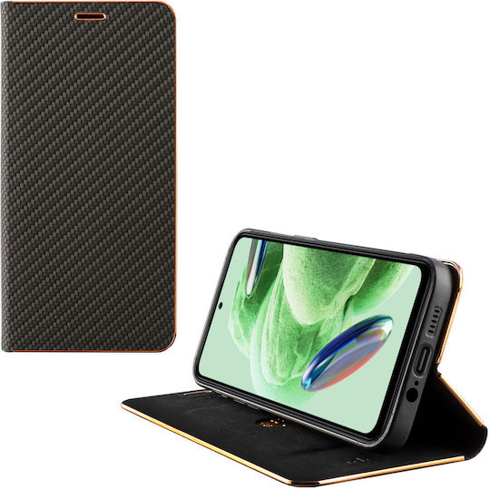 Idol 1991 Elite Книга Изкуствена кожа / Пластмаса / Силикон / Кожа Черен (Redmi Note 12 5G)