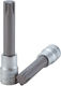 Teng Tools Spritzfilter Wasserhahn Bit-Stecknuss mit Ribe-Bit und Antriebsvierkant 1/2'' Größe M8 1Stück