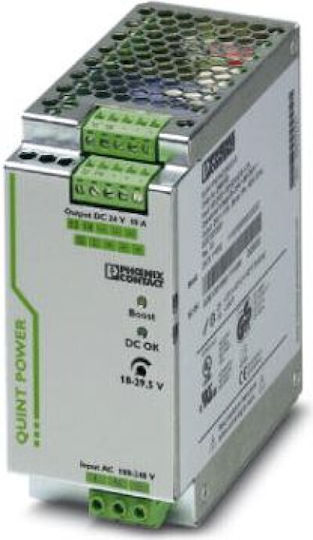 Phoenix Contact Τροφοδοτικό Ράγας με Έξοδο 5V και Ισχύ 240W